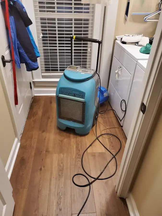 Commercial dehumidifier deployed for Flood Damage Cleanup in San Angelo
