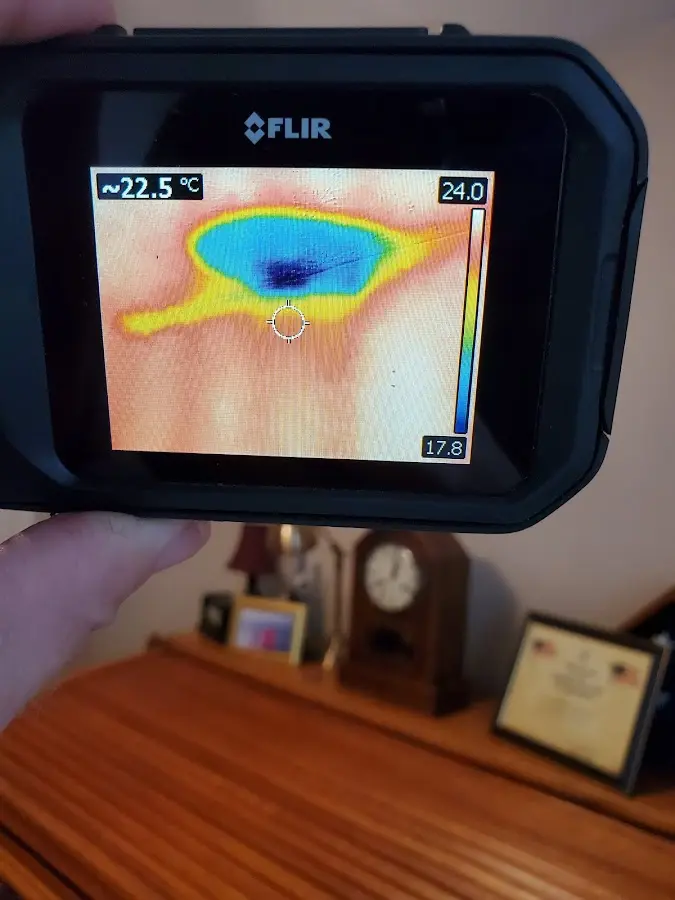 Thermal imaging inspection for water damage in San Angelo