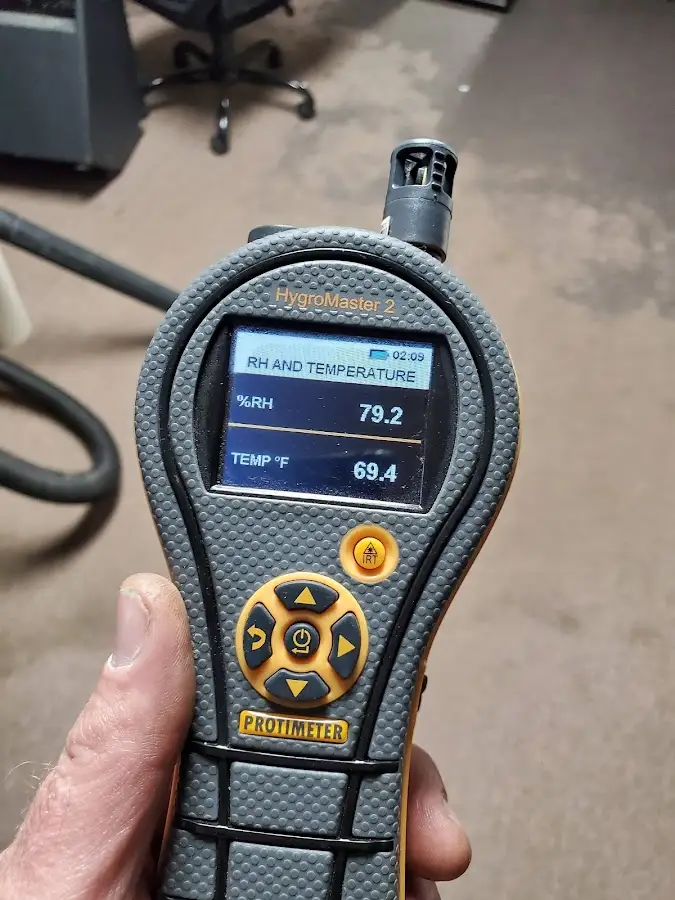 Moisture meter humidity assessment for Fire & Smoke Damage Restoration in San Angelo